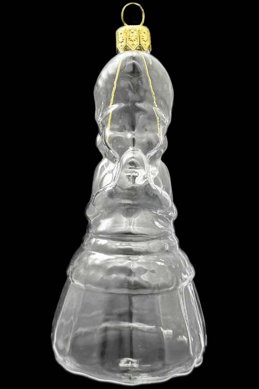 Стеклянная елочная игрушка Заготовка В кокошнике 13,2 см 161528000